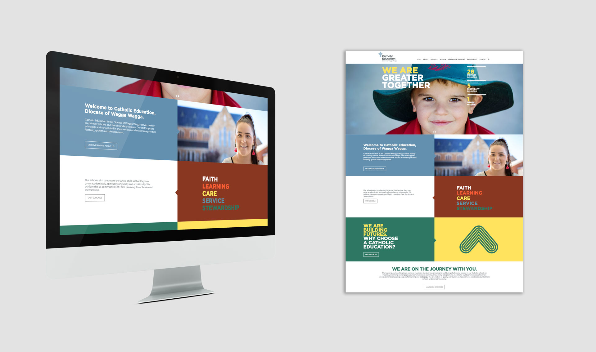 design-counsel-multiple-schools-portal-project-homepage-web-design-catholic-diocese-wagga-wagga
