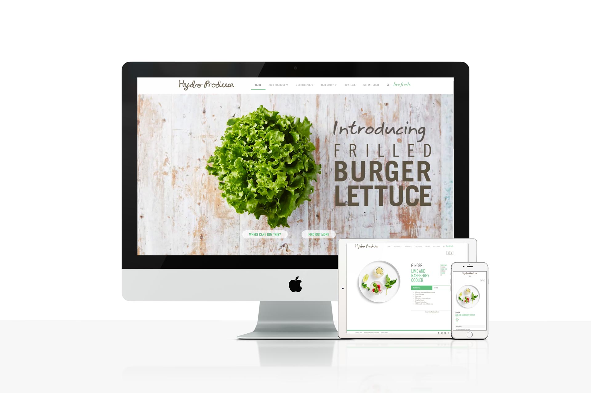 Web Design & Development Project - Hydro Produce - By Design Counsel